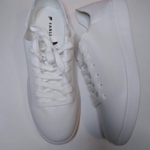 Fabletics White Lace Up Sneaker 8 - Picture 2 of 7